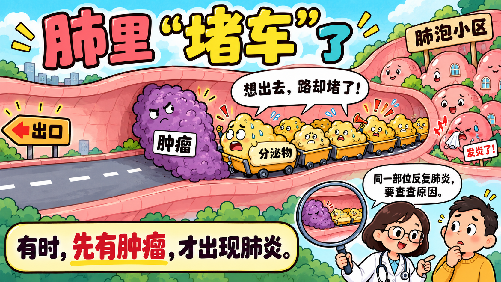 肺里的炎症,离肺癌有多远?