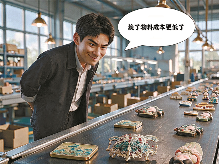 国潮文创岂容“山寨”掘金?制售假冒文博IP冰箱贴80余万枚,主犯获刑三年半