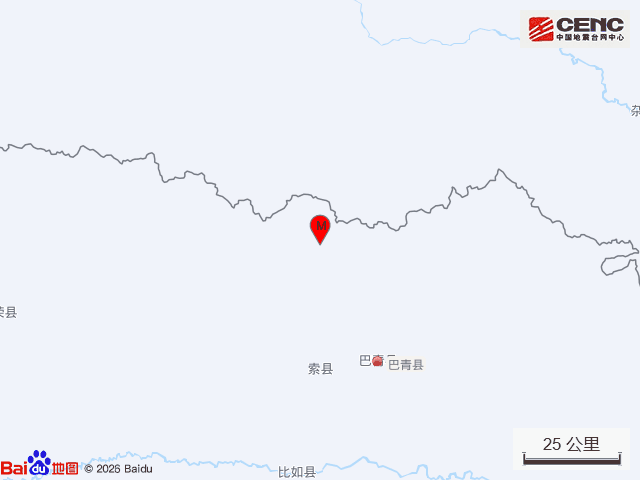 西藏那曲市巴青县发生7.0级地震,震源深度10千米