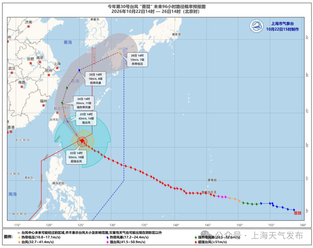 受台风“蔷琵”影响,上海将迎来集中风雨时段