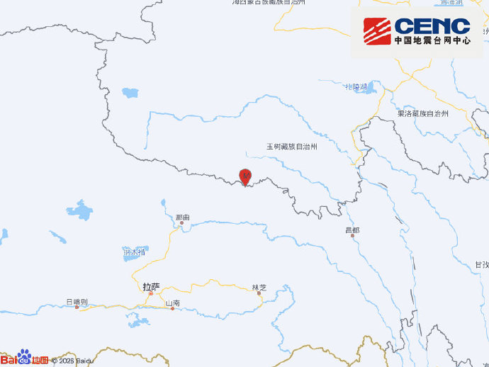 青海玉树州杂多县发生4.5级地震，震源深度10千米