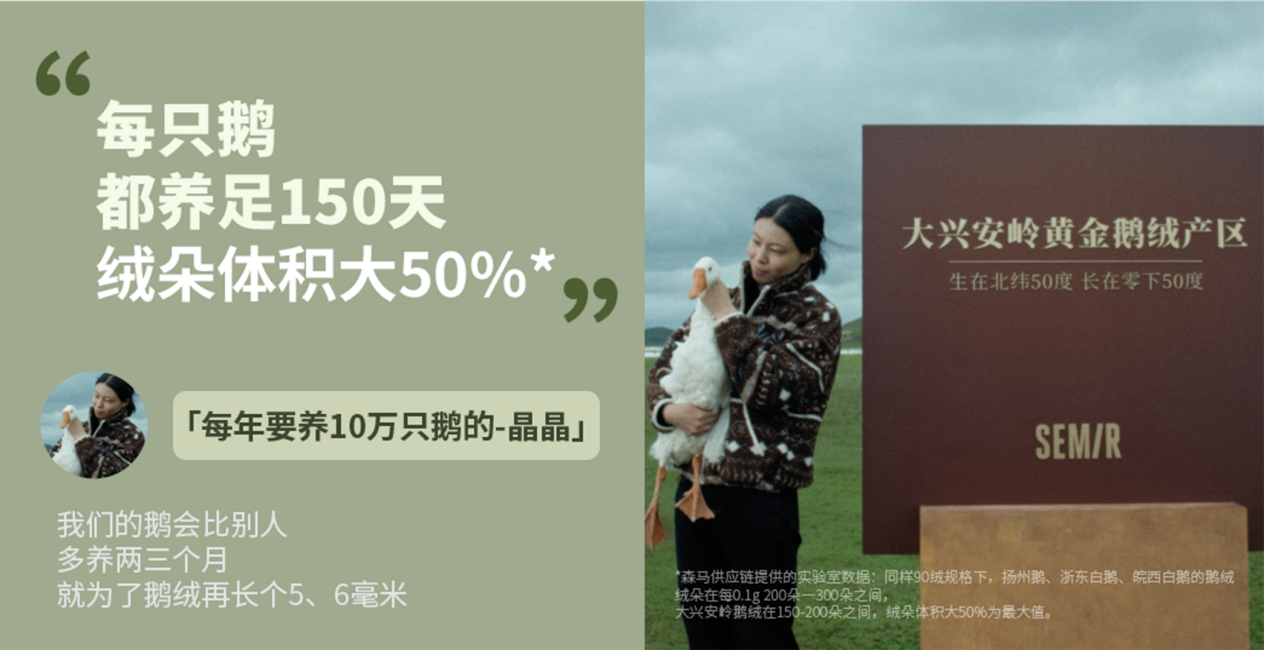 溯源大兴安岭鹅绒:森马让更多人看见中国好品质