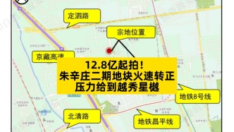 12.8亿起拍，朱辛庄二期地块火速转正