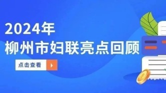 实干成就梦想 回望2024 | 柳州市妇联年终报告已生成，点击查看！