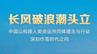 長風(fēng)破浪潮頭立——中國以構(gòu)建人類命運共同體理念與行動深刻作答時代之問