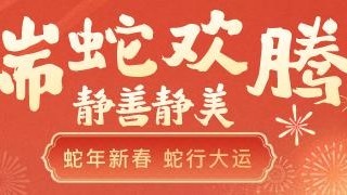 瑞蛇歡騰，靜善靜美，隨申辦靜安區(qū)旗艦店新春送好禮啦！