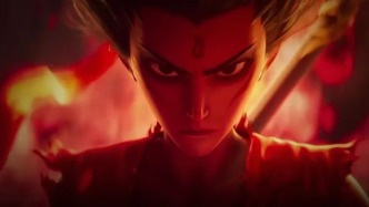 哪吒登顶，带飞光线