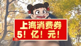 上海消費(fèi)券5億元！