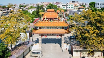 飛閱廣東省開平市水口龍岡古廟