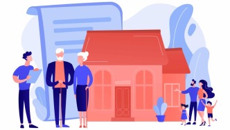 自愿放弃房产继承算赠与另外子女吗？