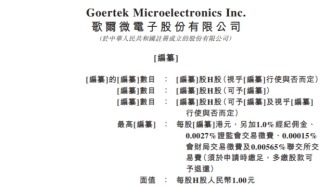 歌爾微再次啟動IPO，傳感器9個月收入超上年全年