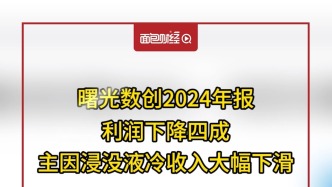 曙光数创2024年报：利润下降四成，主因浸没液冷收入大幅下滑