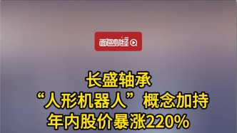 长盛轴承  “人形机器人”概念加持，年内股价暴涨220%