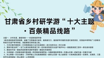 “鄉”約甘肅，十大主題百條鄉村旅游線路等你來打卡