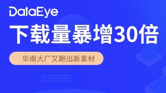 下載量暴增30倍、海內(nèi)外“通吃”！華南大廠又跑出新素材，被做成小游戲依舊火爆？