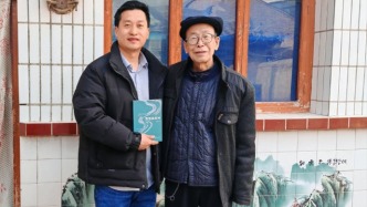 甘肅會寧：青永飛文化創(chuàng)始人馮占武登門拜訪文壇大咖孫志誠先生