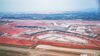 长沙黄花机场T3航站楼“长沙之星”雏形初现