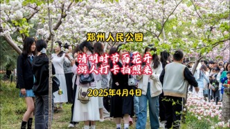 仲春時(shí)節(jié)百花開(kāi)，游人打卡拍照來(lái)丨河南鄭州人民公園
