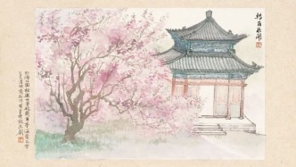 擷華丨游春——吳釗北海公園寫生