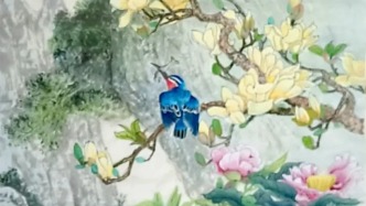 怎样构思绘出一幅大境界花鸟山水画