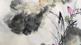 书画雅趣丨墨染闲庭处，花茶共诗香