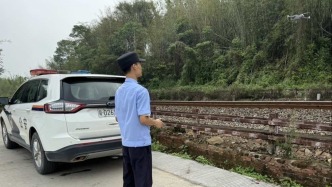 無人機鐵路線路巡航  佛山鐵警科技賦能護航五一小長假