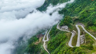 比盤龍古道更仙，比晴隆24拐更紅！華鎣山這處網紅公路藏不住了