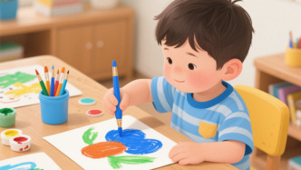 孩子把太阳画成蓝色，要不要纠正？