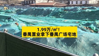1.99萬㎡，番禺置業(yè)拿下番禺廣場宅地
