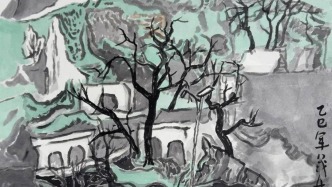 塬上云渚——叶茂林教授师生陕北水墨写生展在百年学府图书馆展出