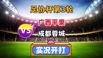 足協杯第3輪！廣西平果VS成都蓉城！
