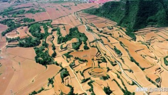 千亩梯田，梦幻般的田园风光