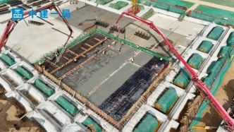 國之重器！中建一局承建的東莞市先進阿秒激光設(shè)施項目順利完成首塊筏板澆筑