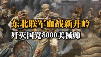 蔣介石假和平真備戰，我東北聯軍血戰兩日，殲滅8000美械師