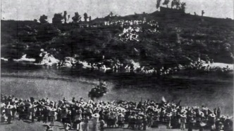 老照片里的端午節(jié)：1934年湖北浠水人民龍舟競(jìng)渡