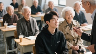 年轻人走进老年大学
