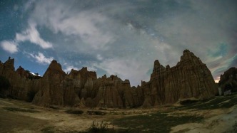 在元謀土林和百萬年前的TA共享一片星空