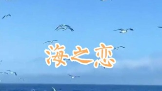 海之戀，大海藍(lán)天，美景分享