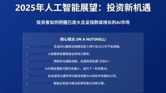 2025年人工智能展望：投资新机遇