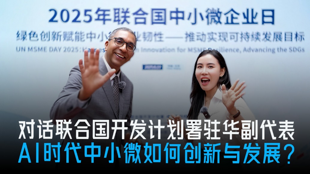独家对话联合国开发计划署驻华副代表:AI时代中小微如何创新发展?
