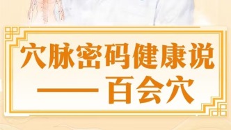 穴脉密码健康说——百会穴