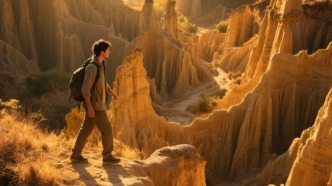 當(dāng)土林披上鎏金袈裟，在元謀撞見大地的狂想