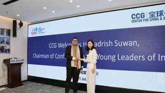 印度青年领袖联合会主席希马德瑞什・苏万先生到访CCG北京总部