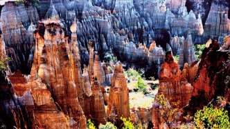 在元謀浪巴鋪土林撞見地球的年輪