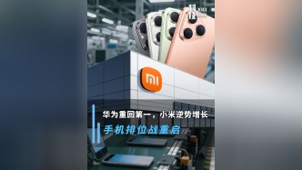 華為重回第一，小米逆勢增長：手機(jī)排位戰(zhàn)重啟