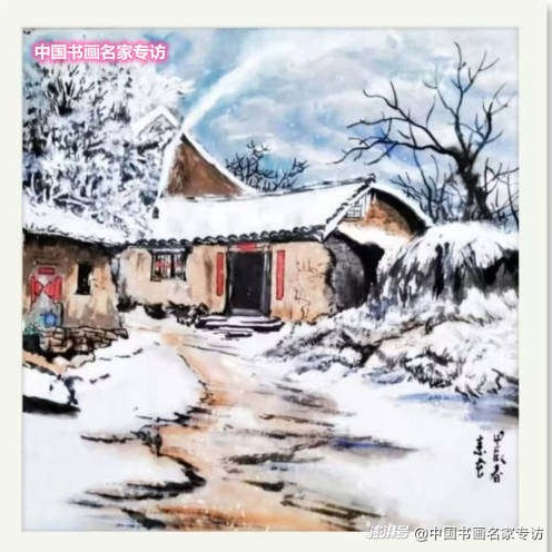 李素花：笔底生春雪，墨海绽寒梅