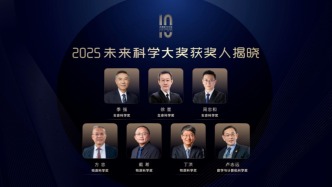 每项100万美元，2025未来科学大奖公布