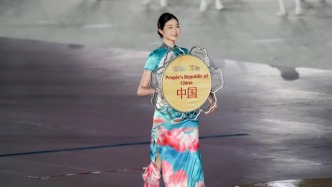 世運(yùn)會(huì)開幕式引導(dǎo)牌，崇州“編”的！