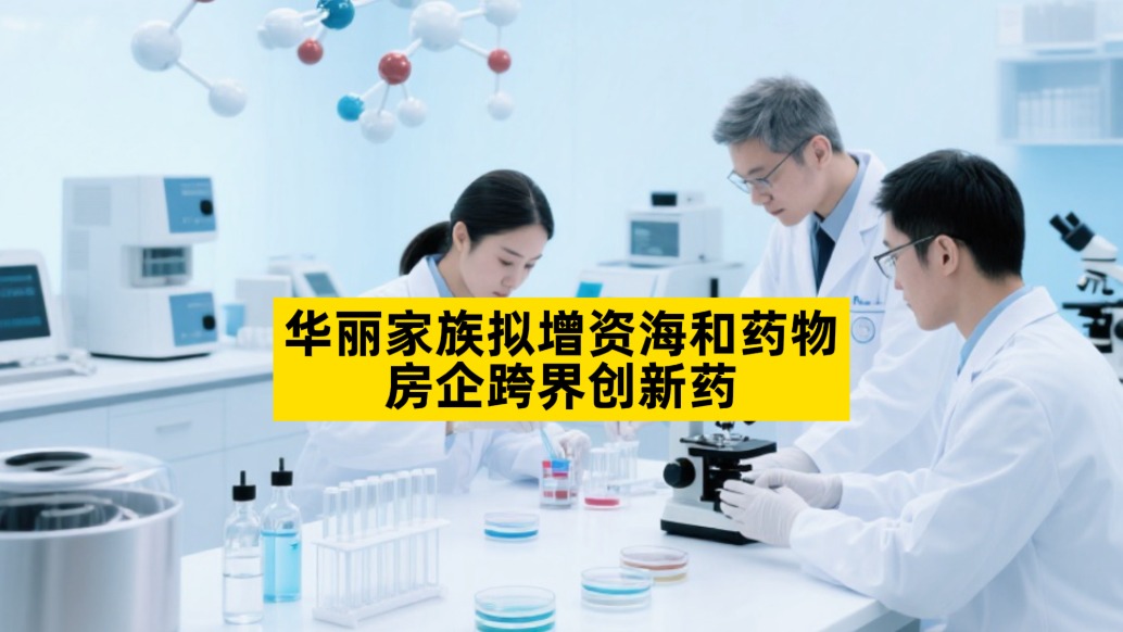 华丽家族拟增资海和药物,房企跨界创新药