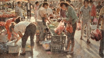 畫家黃志剛，水彩繪生活，市井藏詩篇